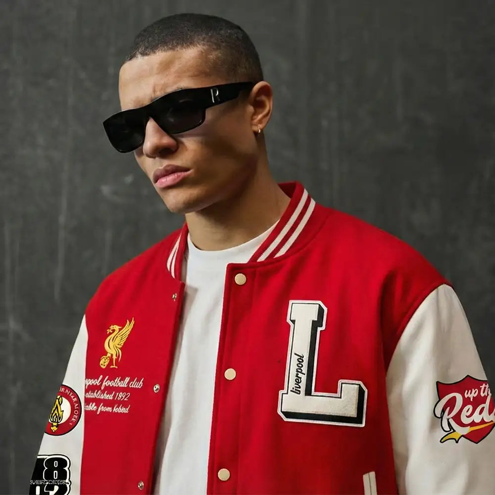 Liverpool Embroidered Varsity Jacket