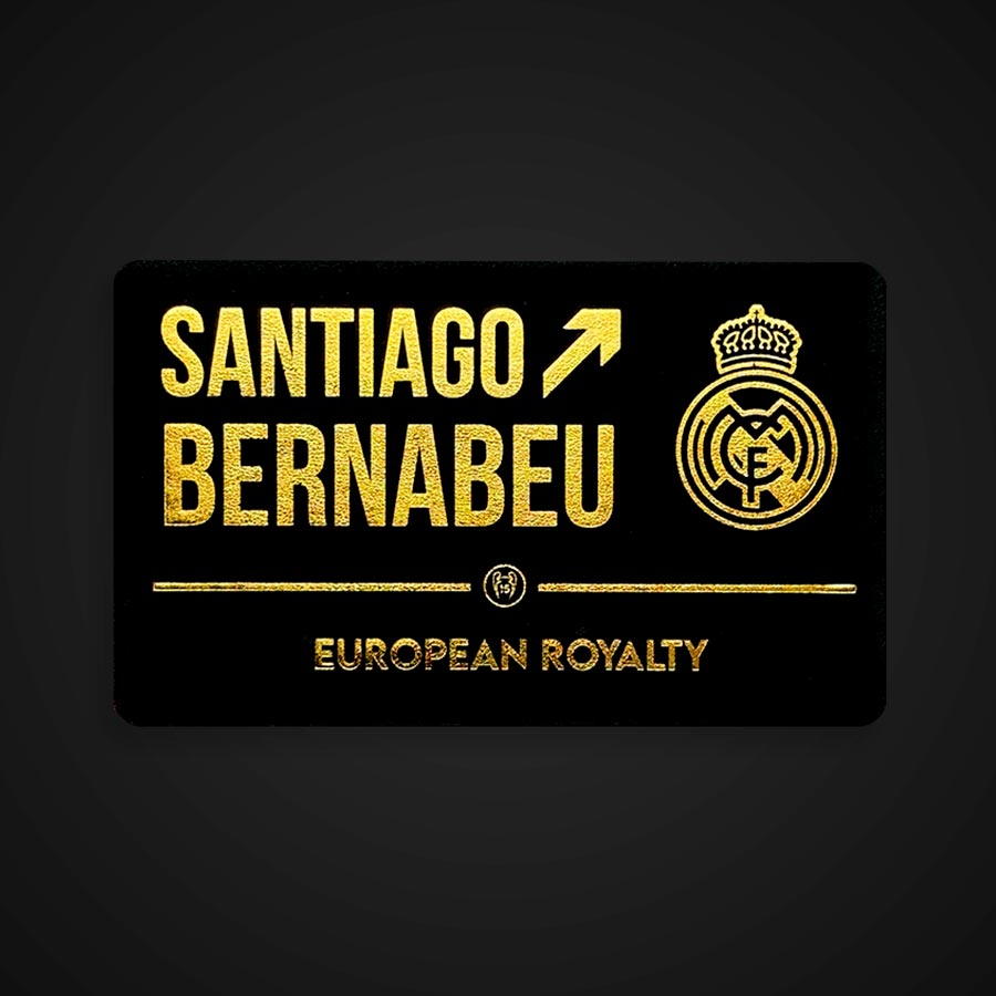 Combo - (Scarf and Door Sign) Real Madrid #15UCL Limited Edition