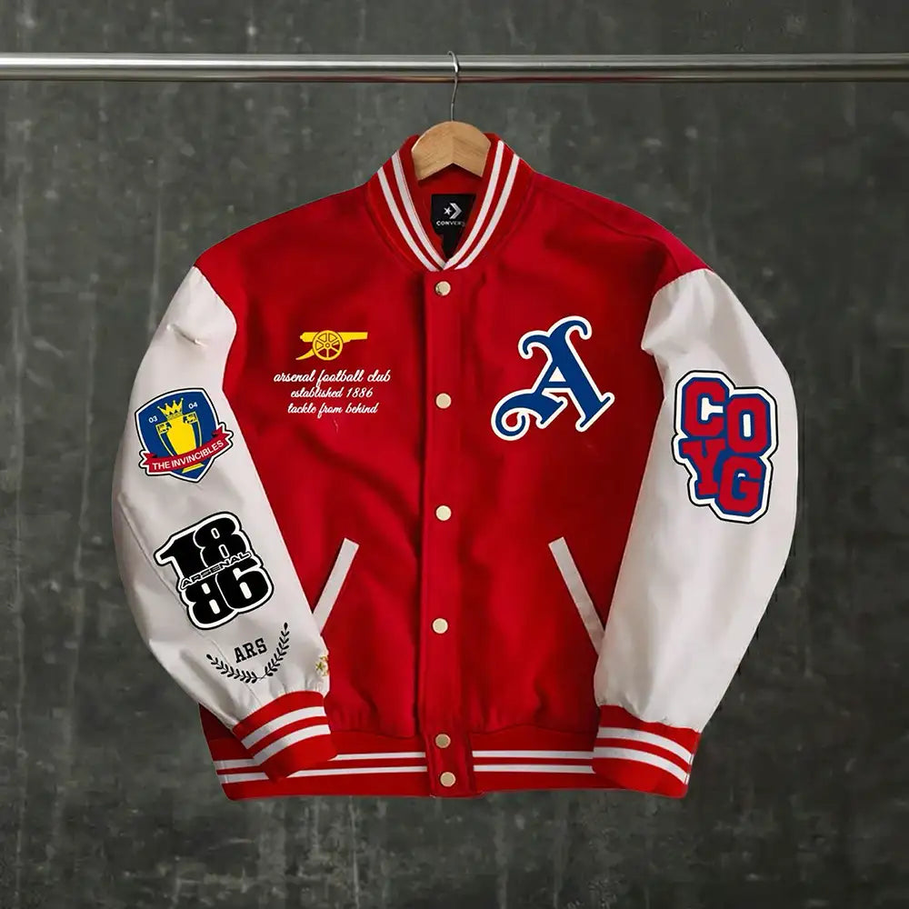 Arsenal Embroidered Varsity Jacket