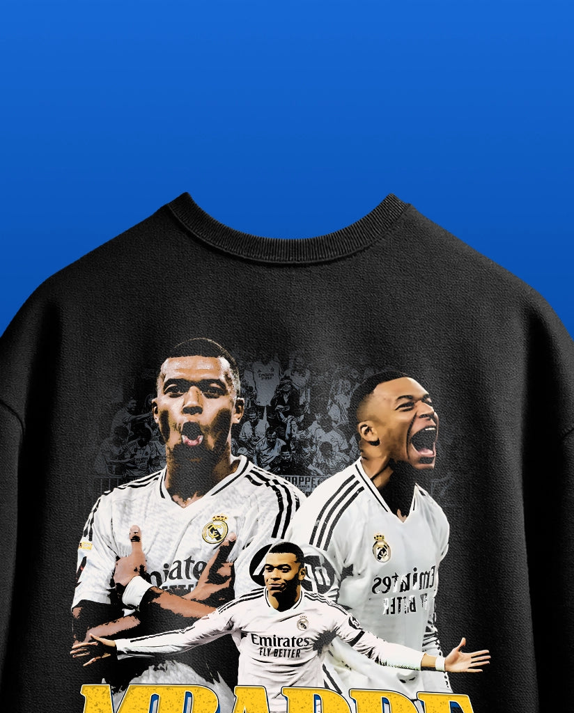 Kylian Mbappe Vintage Oversize Tee