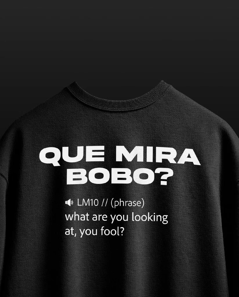 Que Mira Bobo Messi Oversize T-Shirt