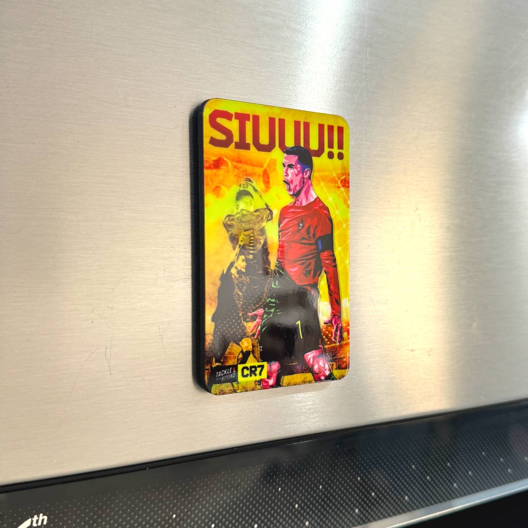 Cristiano Ronaldo SIUUU Fridge Magnet