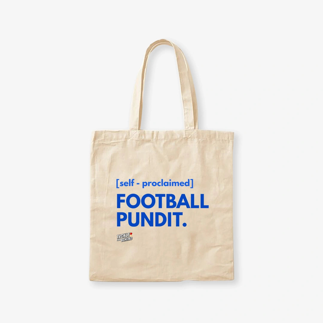 Self-Proclaimed Football Pundit Canvas Tote Bag