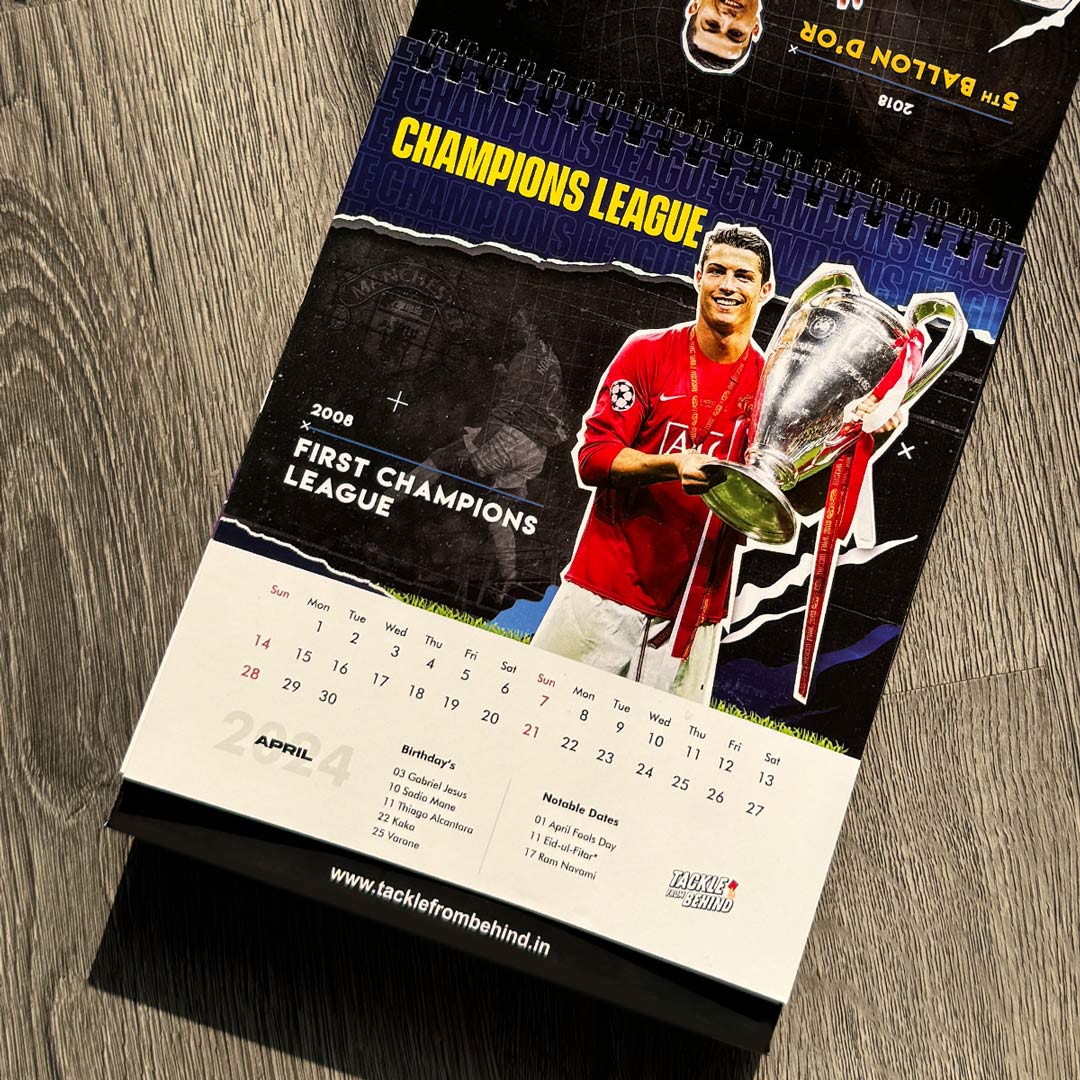 Cristiano Ronaldo - 2024 Desk Calendar