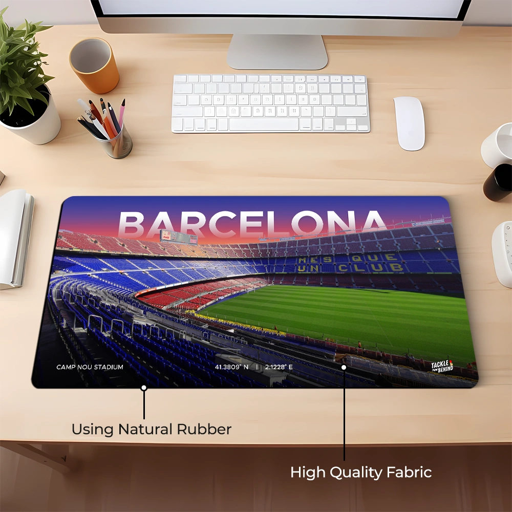Barcelona Desk Mat and Mouse Pad