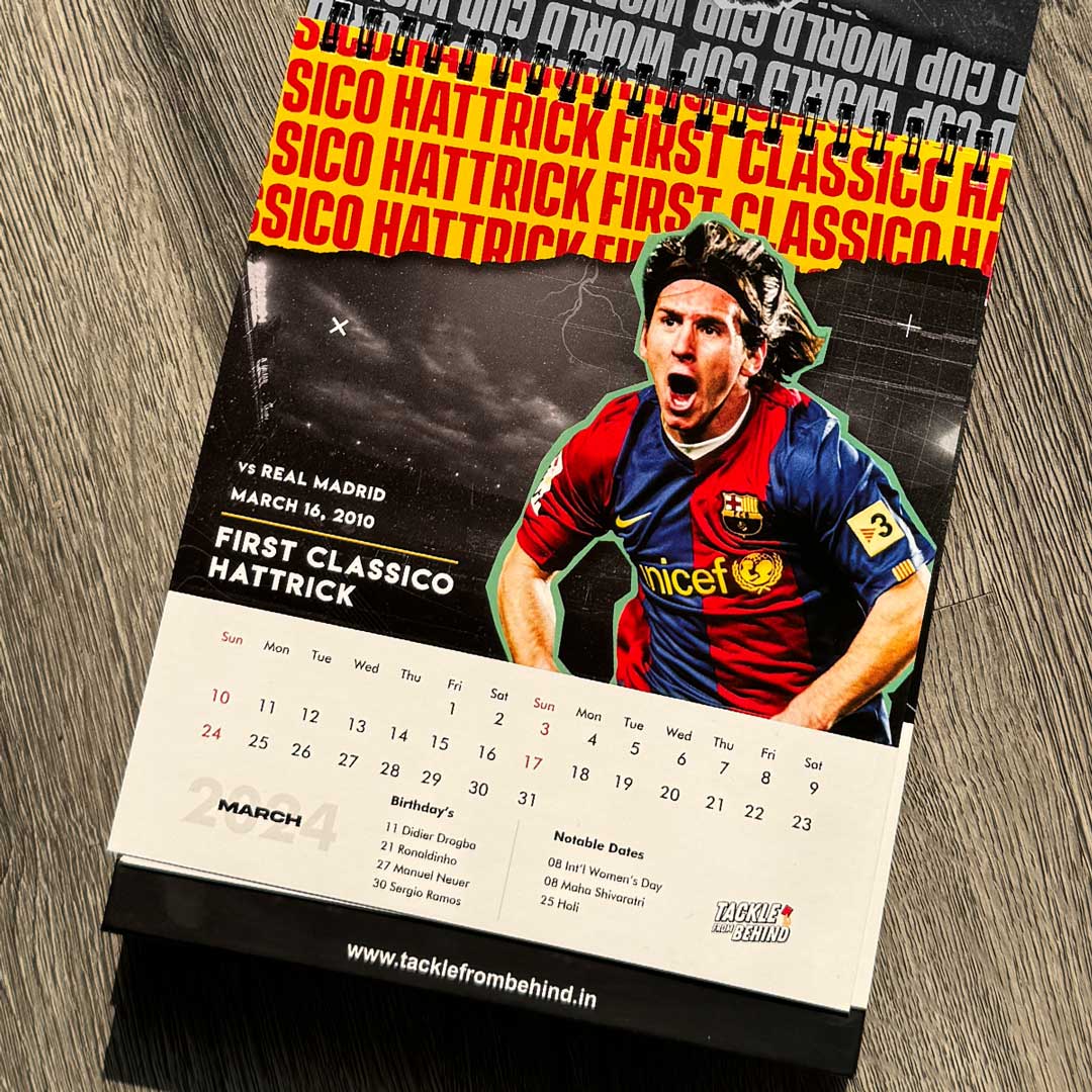 Lionel Messi - 2024 Desk Calendar