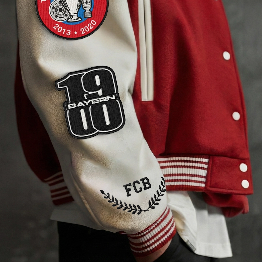 Bayern Munich Embroidered Varsity Jacket