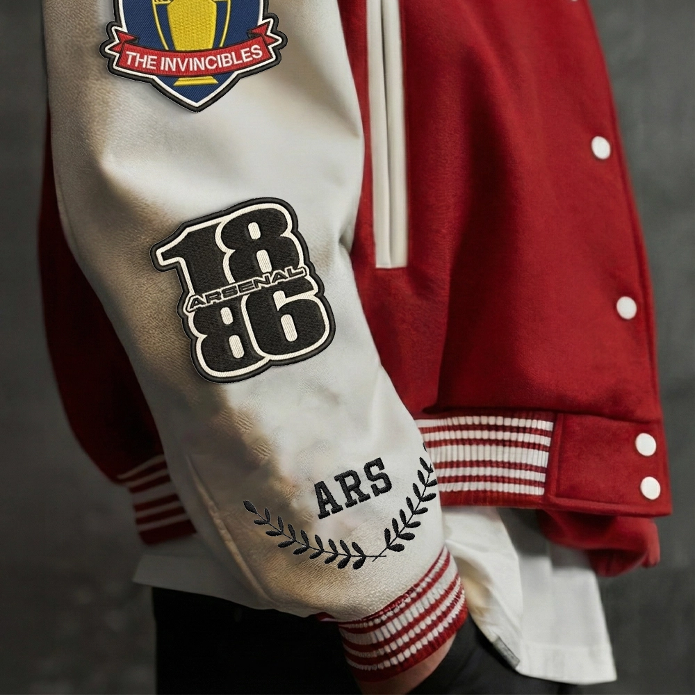 Arsenal Embroidered Varsity Jacket