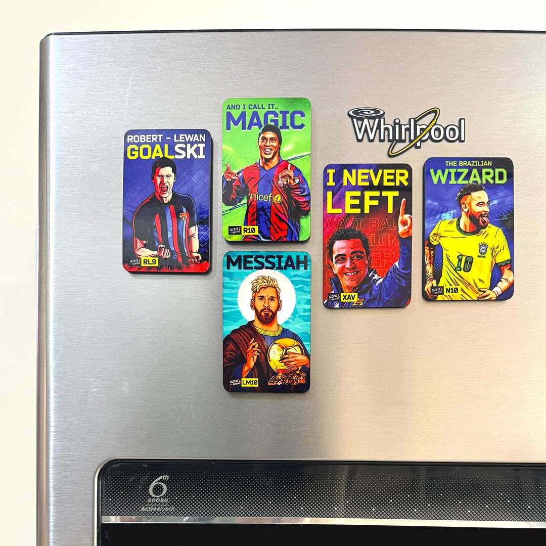 Robert Lewandowski Barca Fridge Magnet