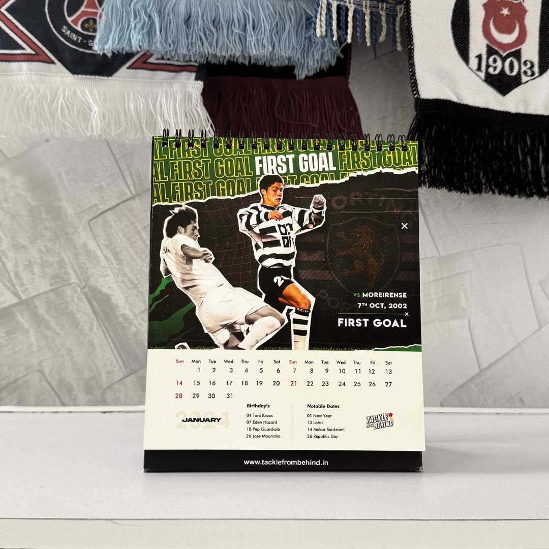 Cristiano Ronaldo - 2024 Desk Calendar