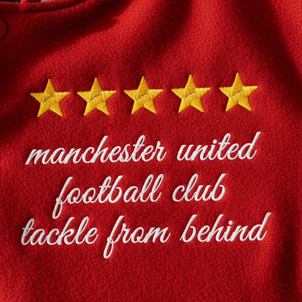 Man United Embroidered Varsity Jacket