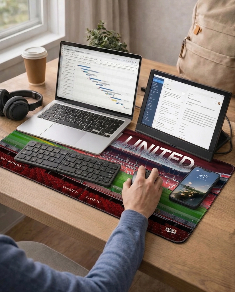 Manchester United Desk Mat and Mouse Pad