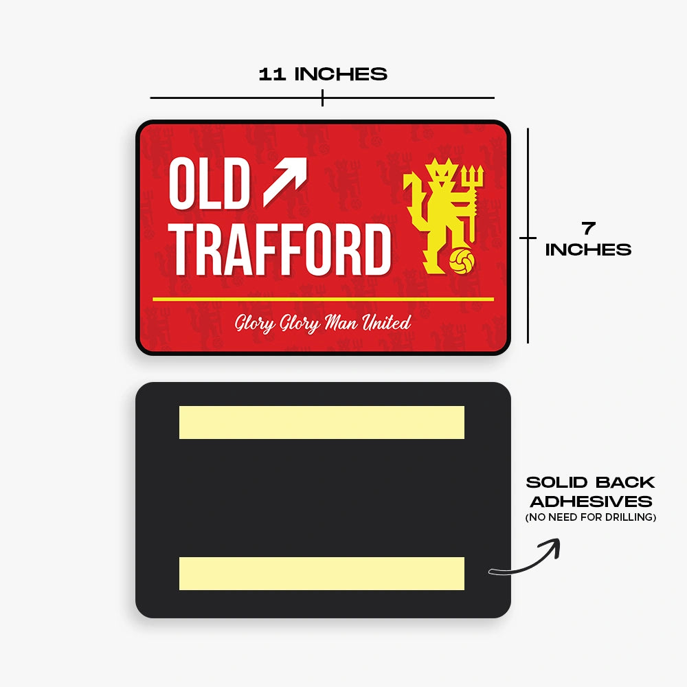 Old Trafford Door Sign
