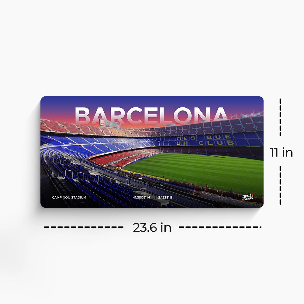 Barcelona Desk Mat and Mouse Pad