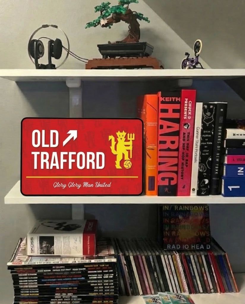 Old Trafford Street Sign