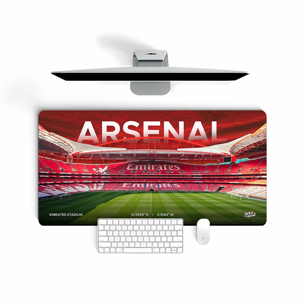 Arsenal Desk Mat and Mouse Pad