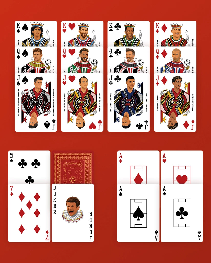 TFB Football Theme Plastic Playing Cards