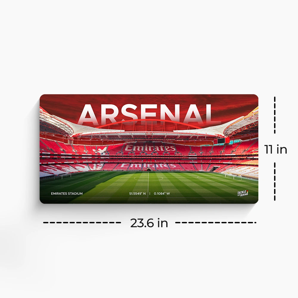 Arsenal Desk Mat and Mouse Pad