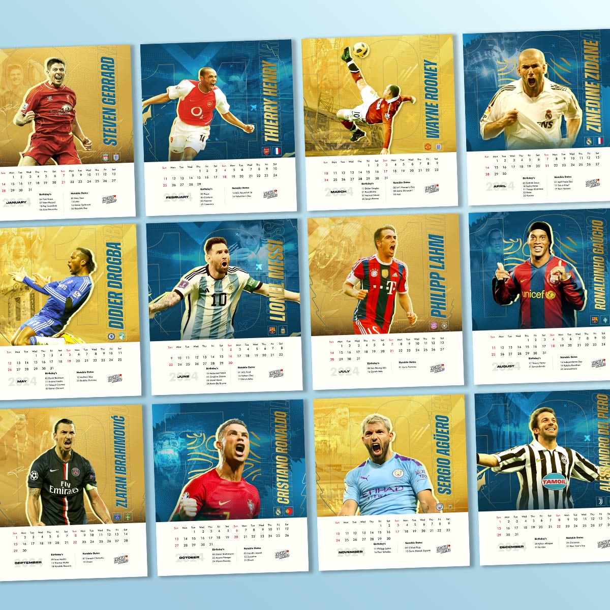 21st Century Legends - 2024 Desk Calendar