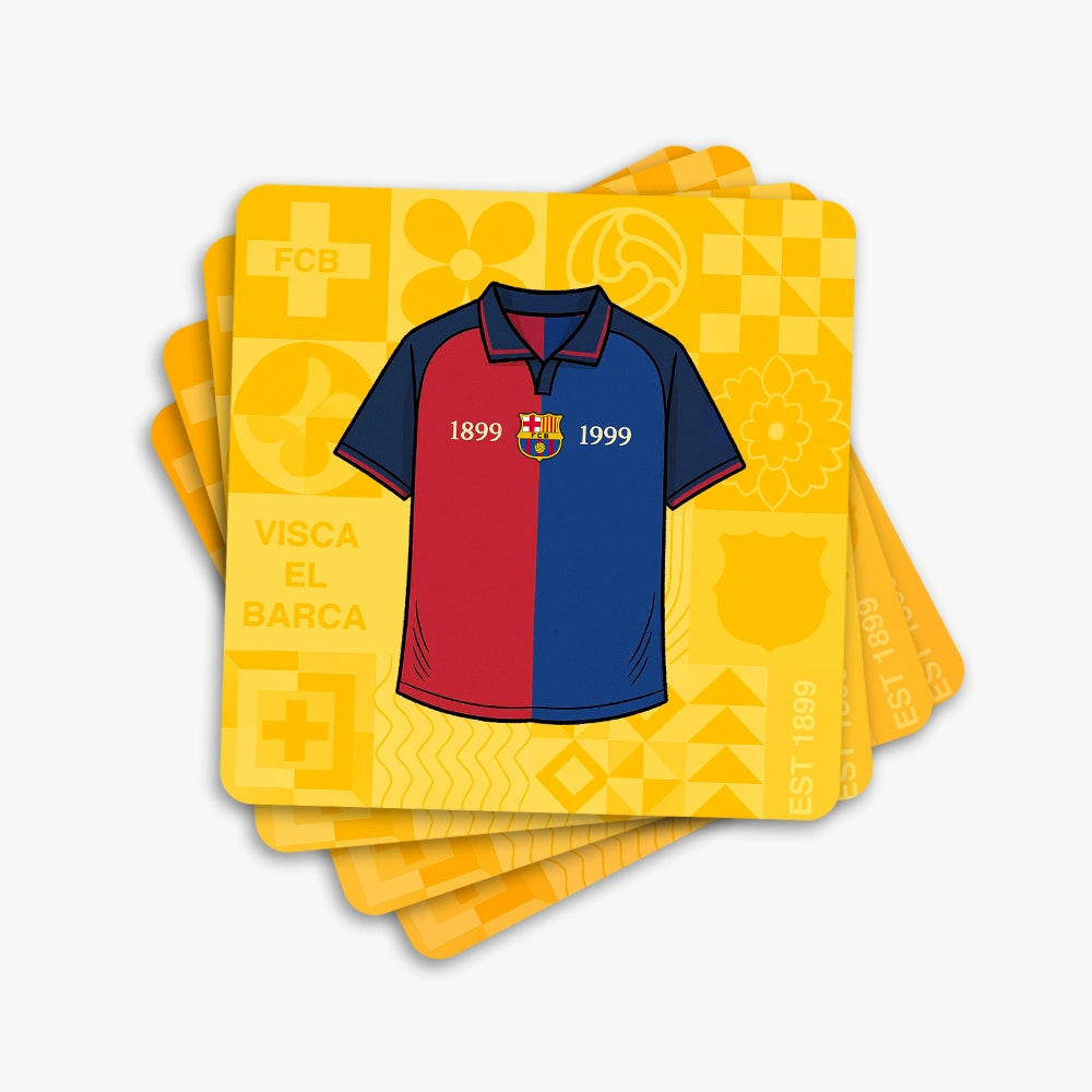 Barcelona Football Coasters (Set of 6)