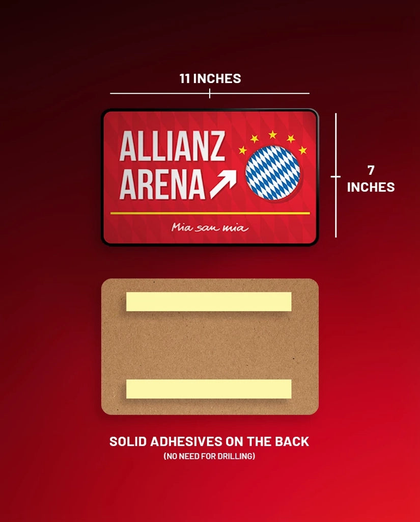 Allianz Arena Street Sign