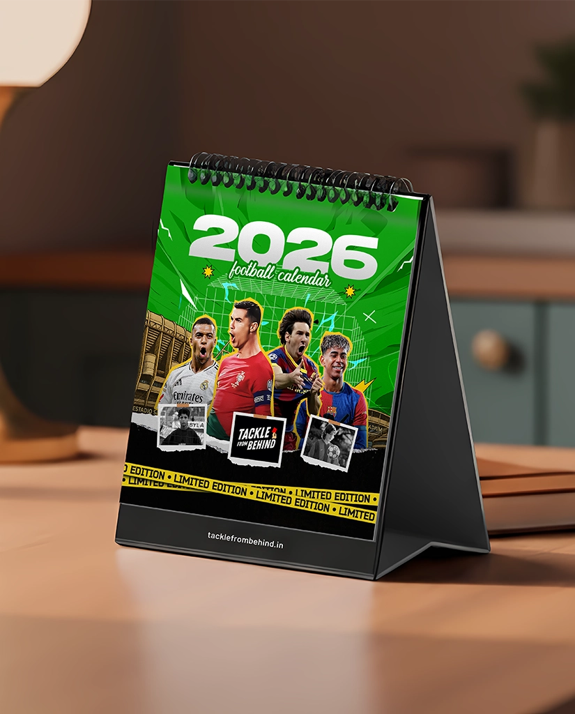 2026 Football Desk Calendar & Planner - Motivational