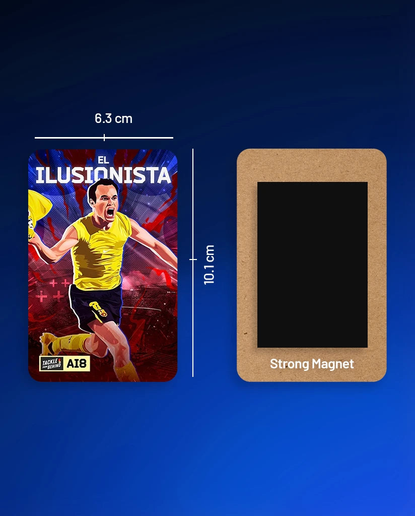 Andrés Iniesta Fridge Magnet