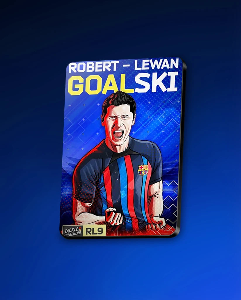 Robert Lewandowski Barca Fridge Magnet