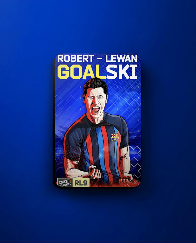 Robert Lewandowski Barca Fridge Magnet