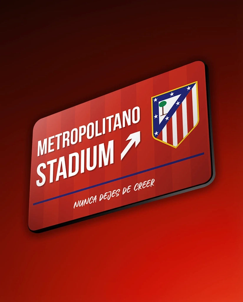 Atletico Madrid Street Sign