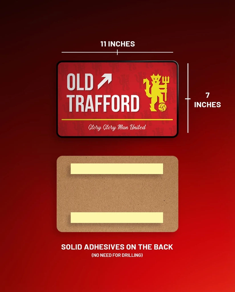 Old Trafford Street Sign