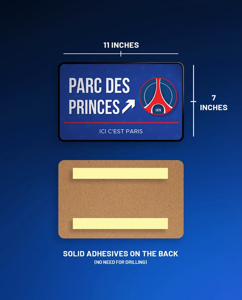 Parc Des Princes PSG Street Sign