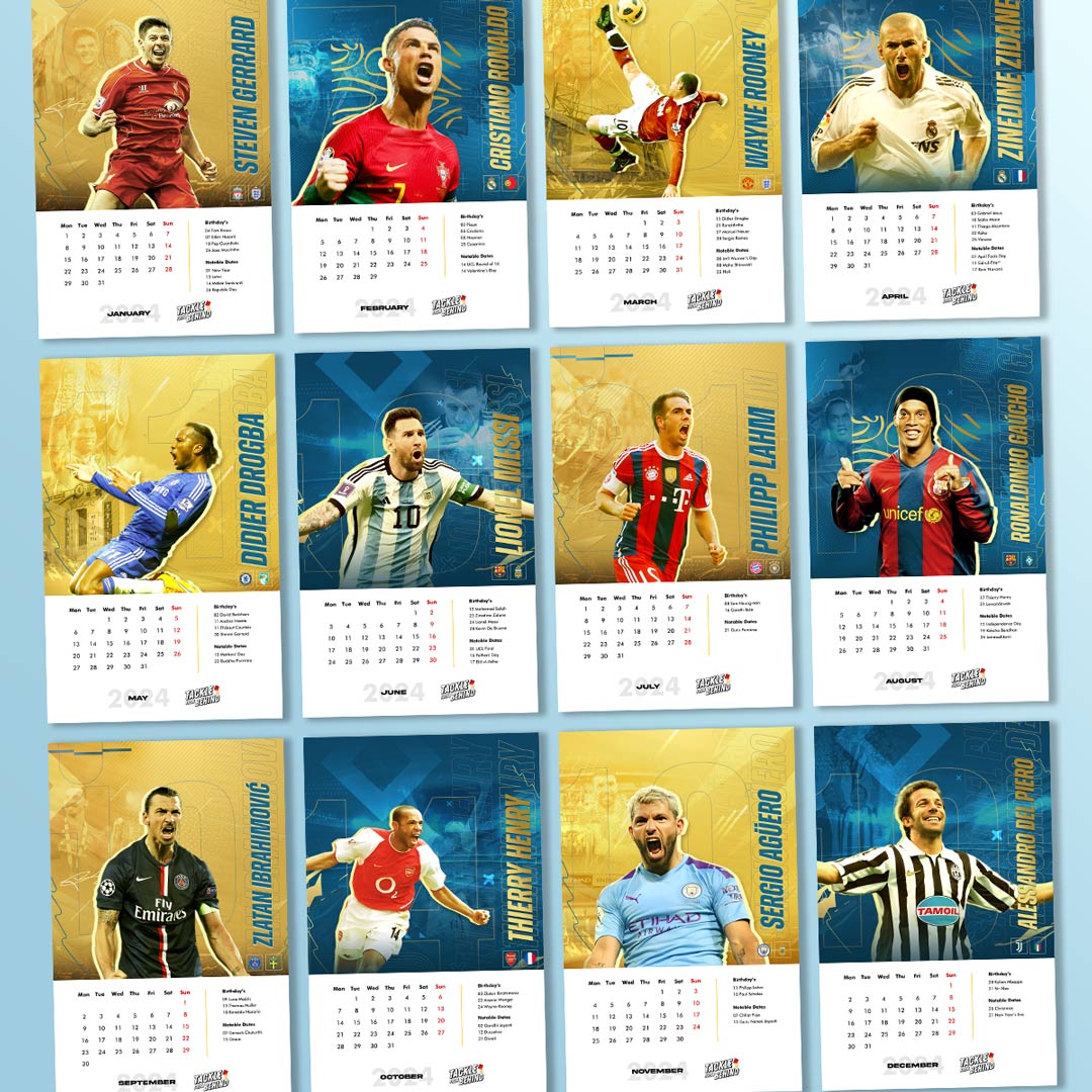 21st Century Legends - 2024 Wall Calendar