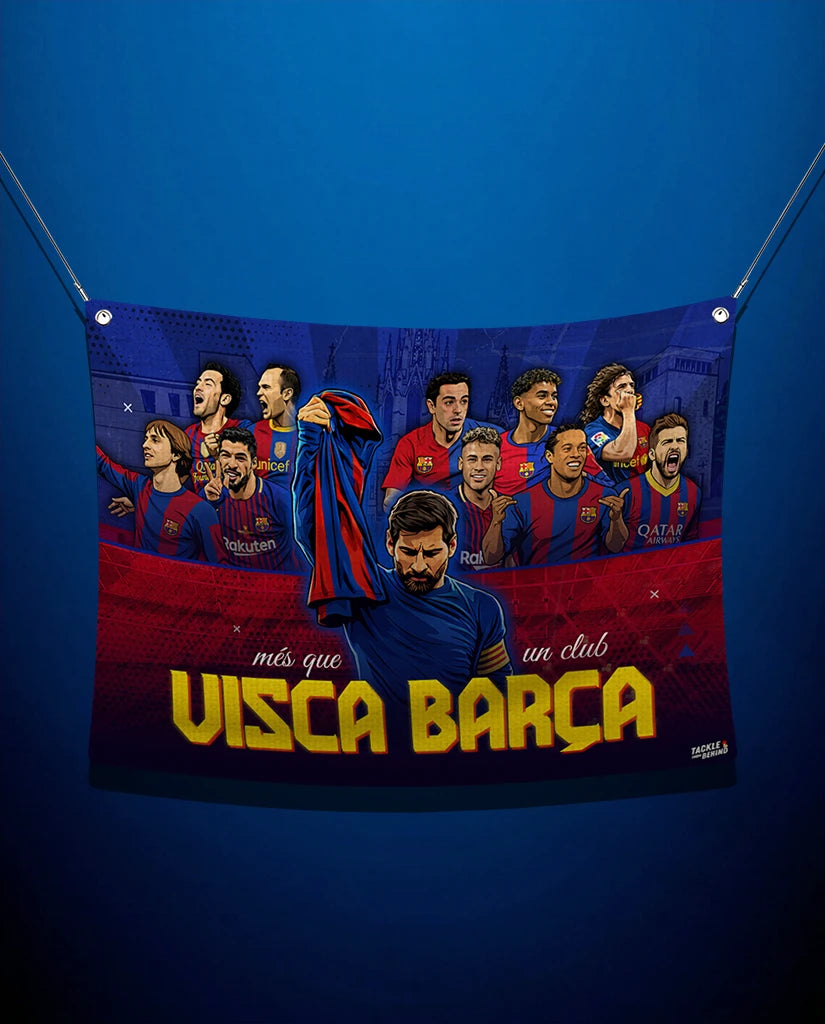 Barcelona - Premium Canvas Flag