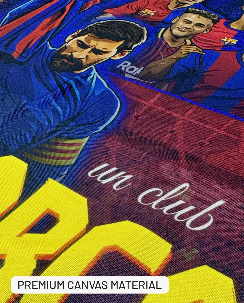 Barcelona - Premium Canvas Flag