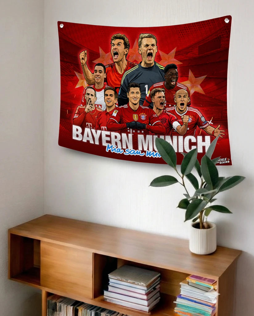Bayern Munich - Premium Canvas Flag