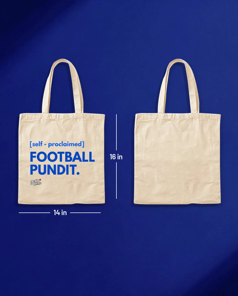Self-Proclaimed Football Pundit Canvas Tote Bag