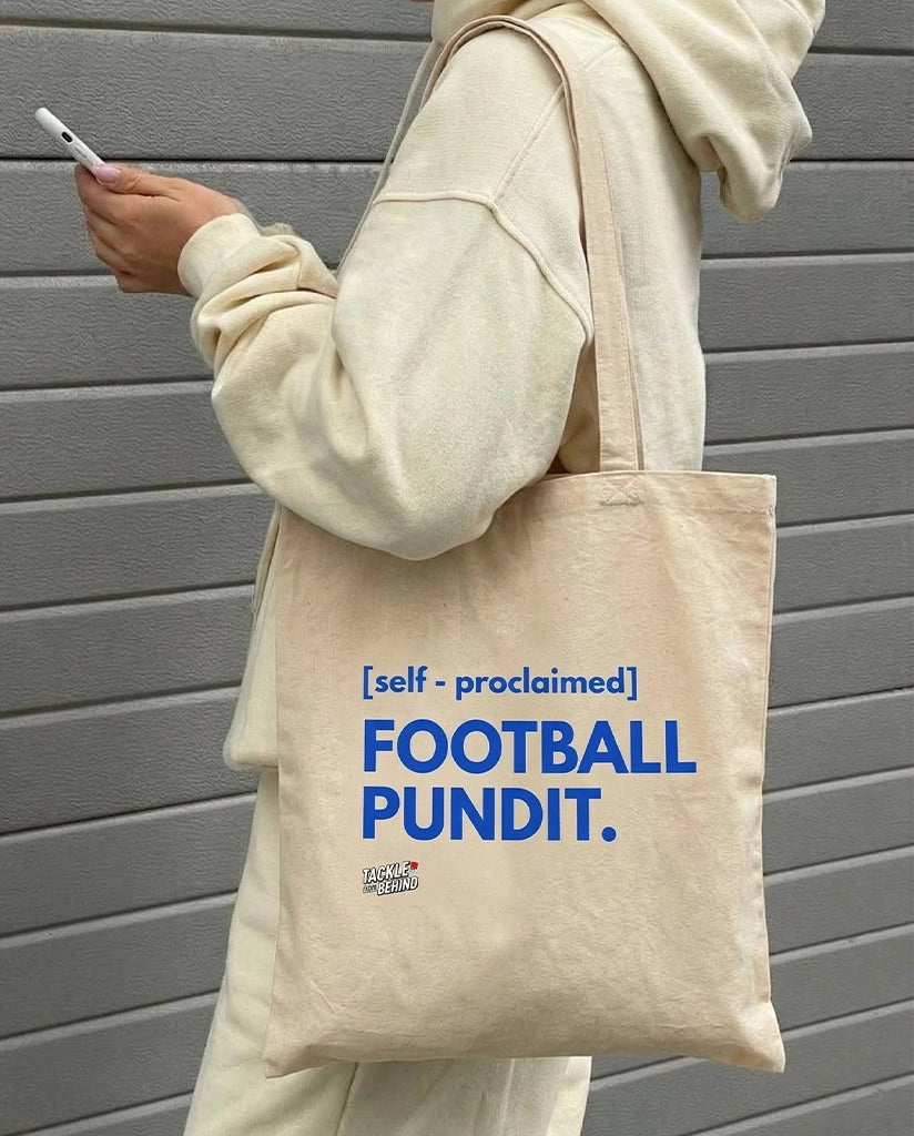 Self-Proclaimed Football Pundit Canvas Tote Bag