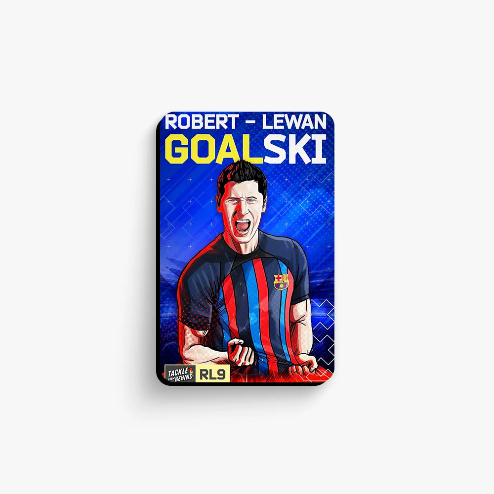 Robert Lewandowski Barca Fridge Magnet