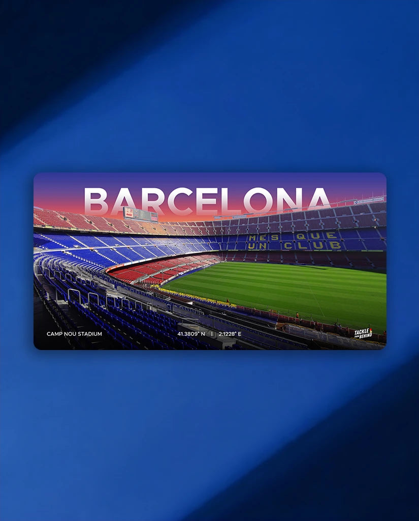 Barcelona Desk Mat and Mouse Pad
