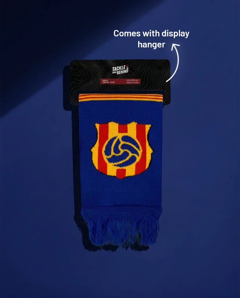 Barcelona Knitted Football Scarf