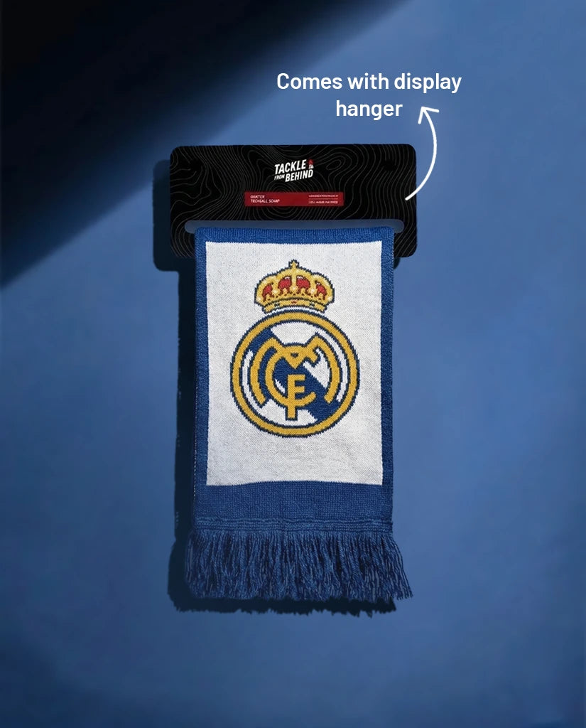 Real Madrid Knitted Football Scarf