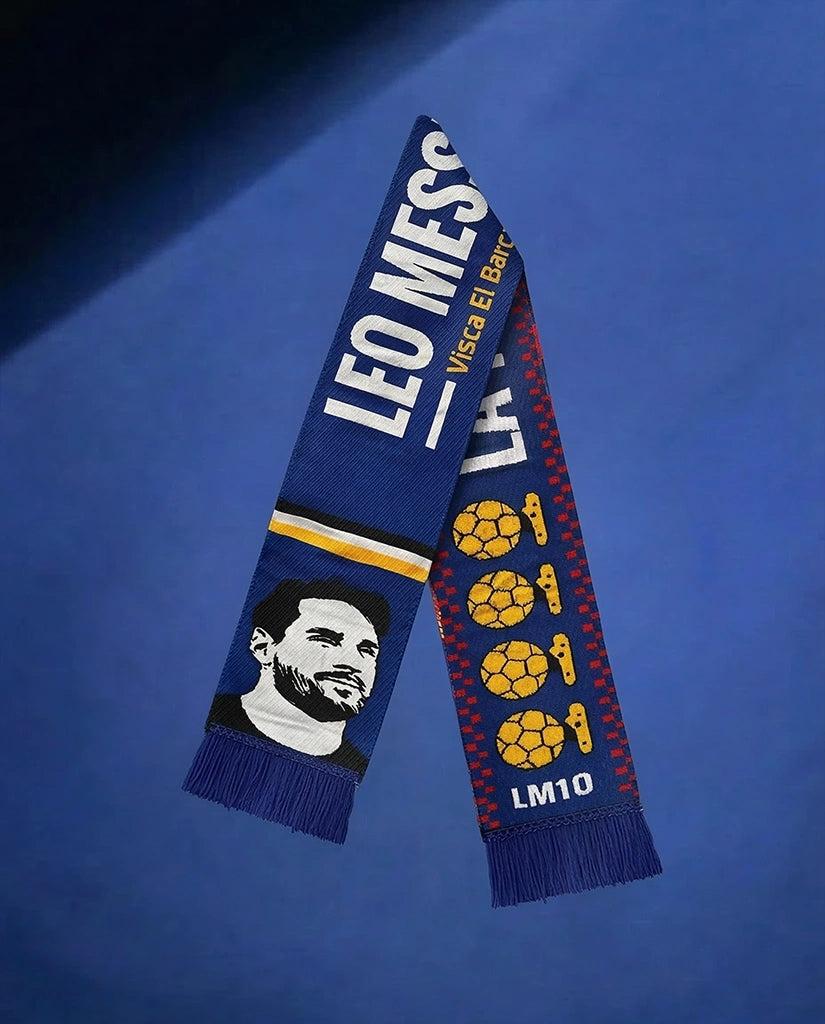 Lionel Messi - Barcelona Knitted Scarf