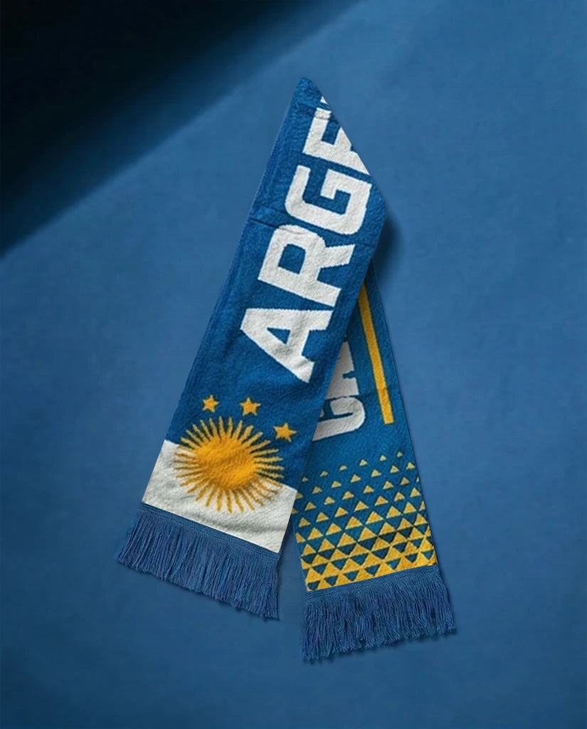 Argentina Knitted Football Scarf