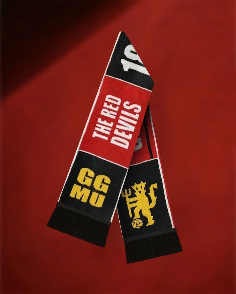Man United Knitted Football Scarf