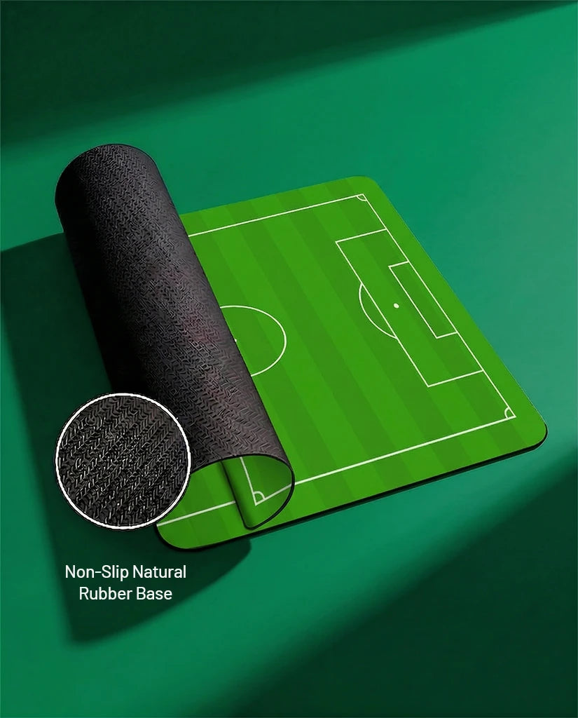 Football Pitch Desk Mat and Mouse Pad