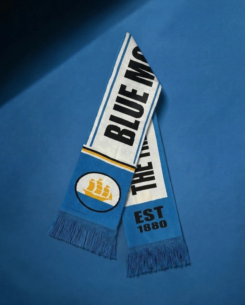 Man City Knitted Football Scarf