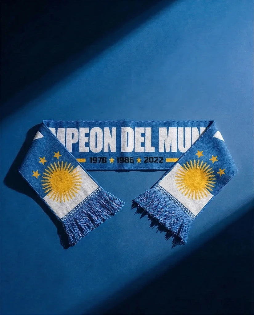 Argentina Knitted Football Scarf