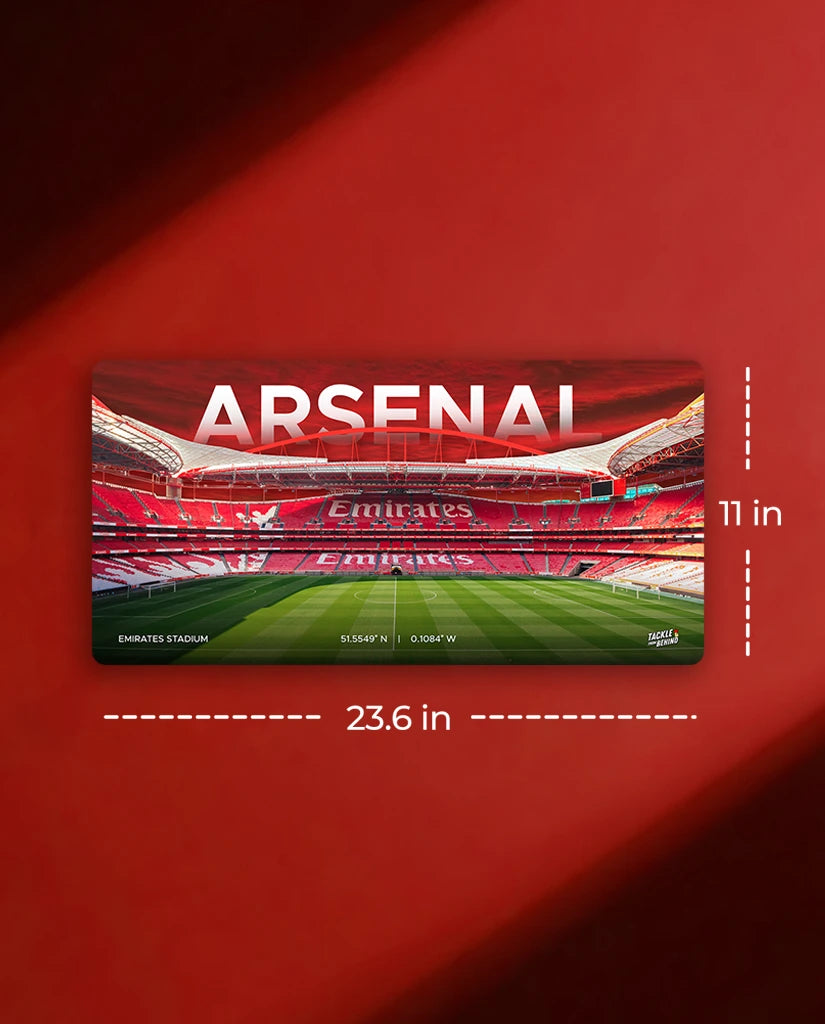 Arsenal Desk Mat and Mouse Pad