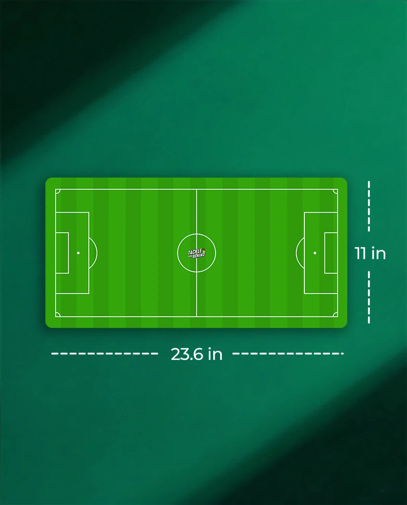 Football Pitch Desk Mat and Mouse Pad